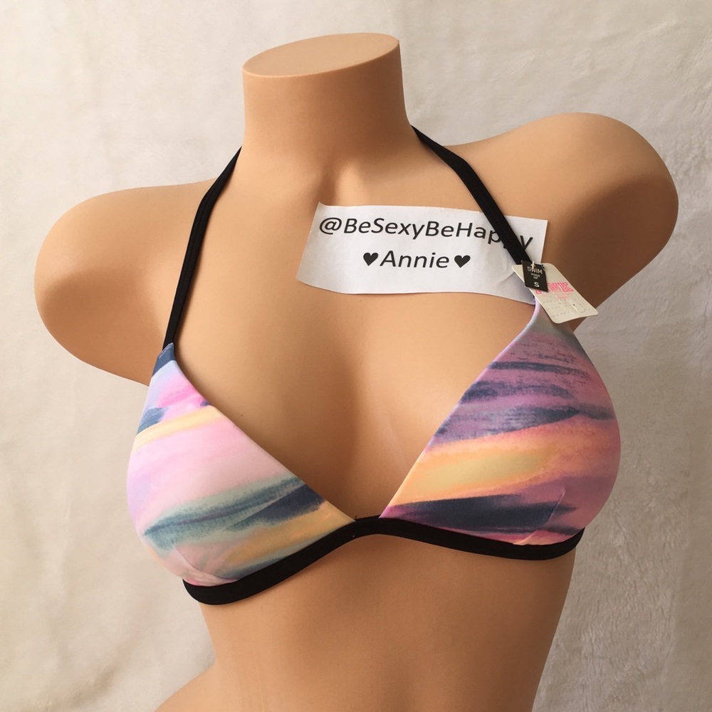 VS PINK PUSH UP SWIM TOP SIZE SMALL